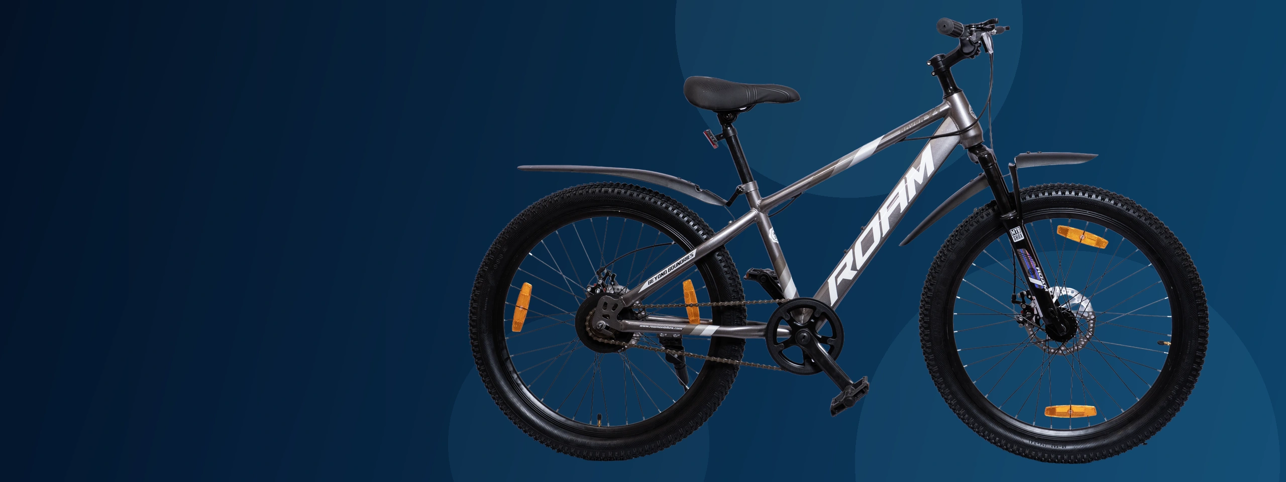 ROAM Rover bicycle banner
